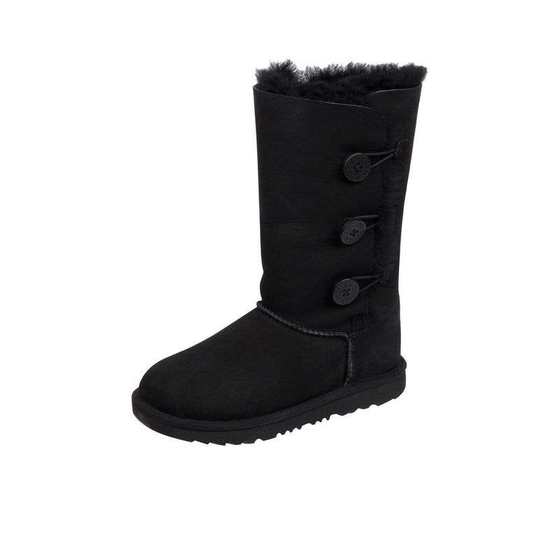 UGG Childrens Bailey Button Triplet II Black