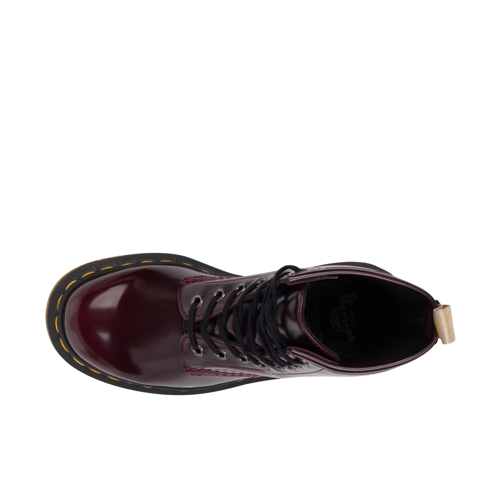 Dr martens vegan cherry red online