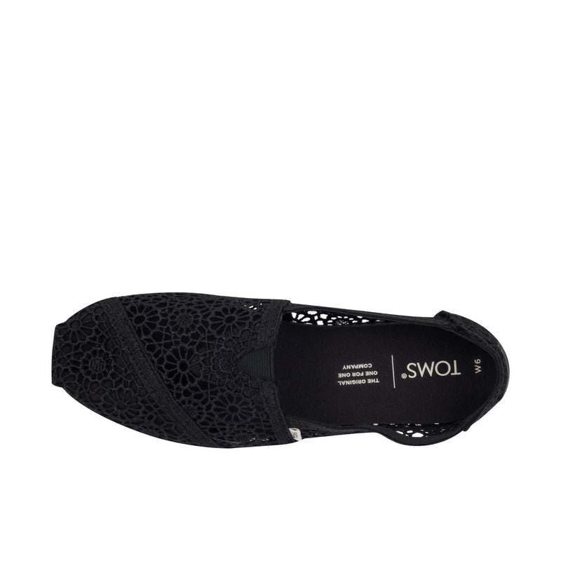 TOMS Womens Alpargata Black