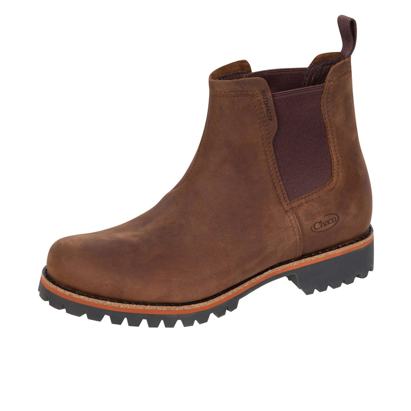 Chaco Womens Fields Chelsea Boot Chestnut Brown