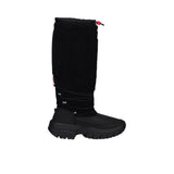 Hunter Womens Womens Wanderer Tall Sherpa Snow Boot Black Thumbnail 3