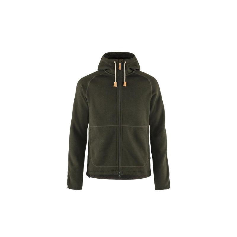 Fjallraven Ovik Fleece Hoodie M Deep Forest