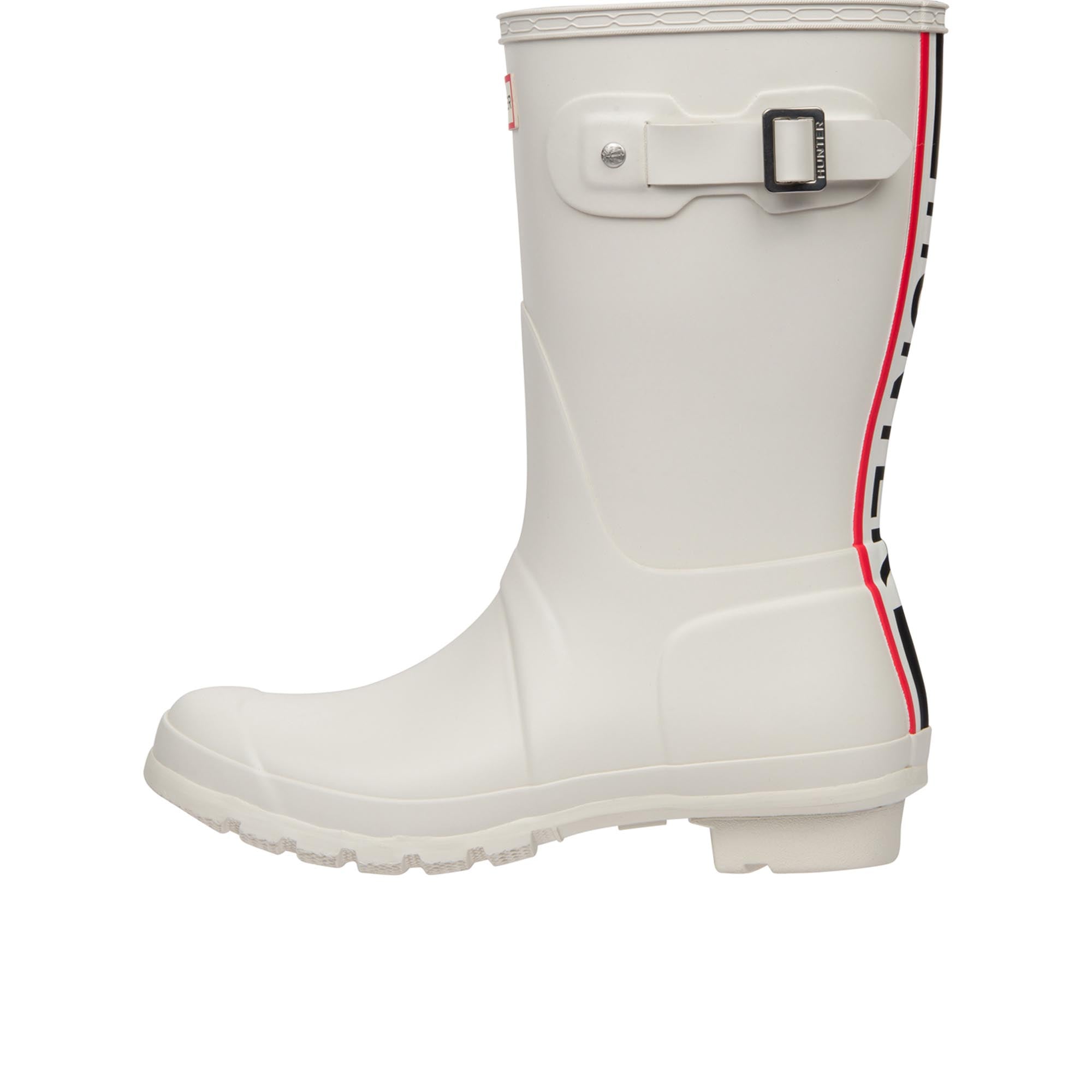 Hunter Womens Original Short Hunter Tri Colour Logo Backstrap Boot