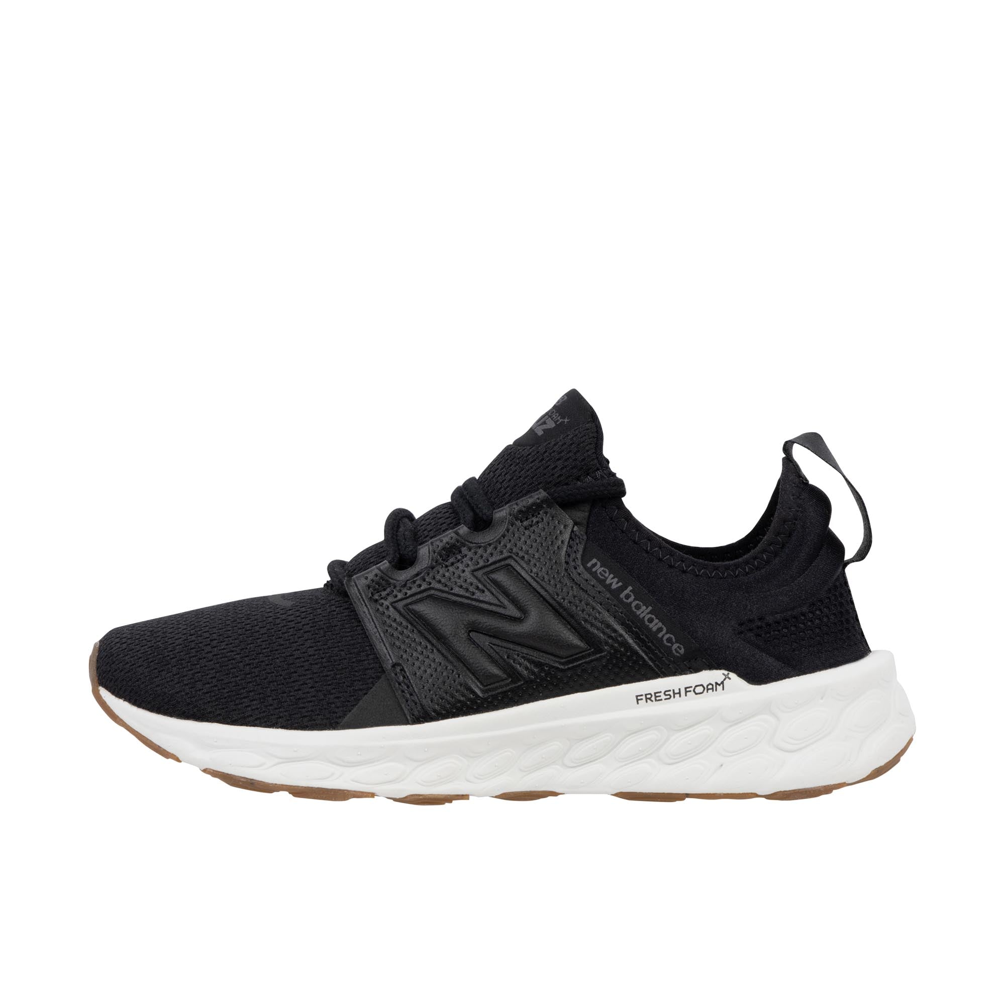 New Balance Womens Fresh Foam X Cruz v3 Black/Blacktop/Gum - Robert Wayne