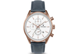 Vincero Chrono S 40mm Copper Slate Blue