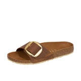 Birkenstock Madrid Big Buckle Oiled Leather Left Angle View Thumbnail 6