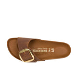 Birkenstock Madrid Big Buckle Oiled Leather Top View Thumbnail 4