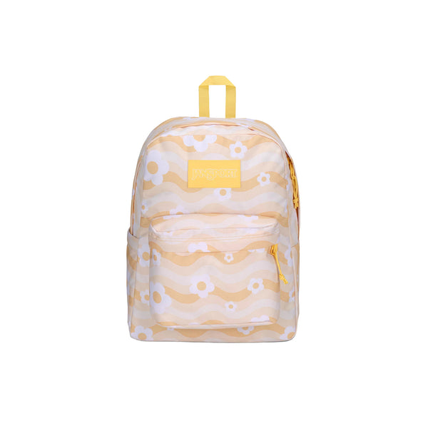 JanSport Superbreak Plus Flower Power Yellow