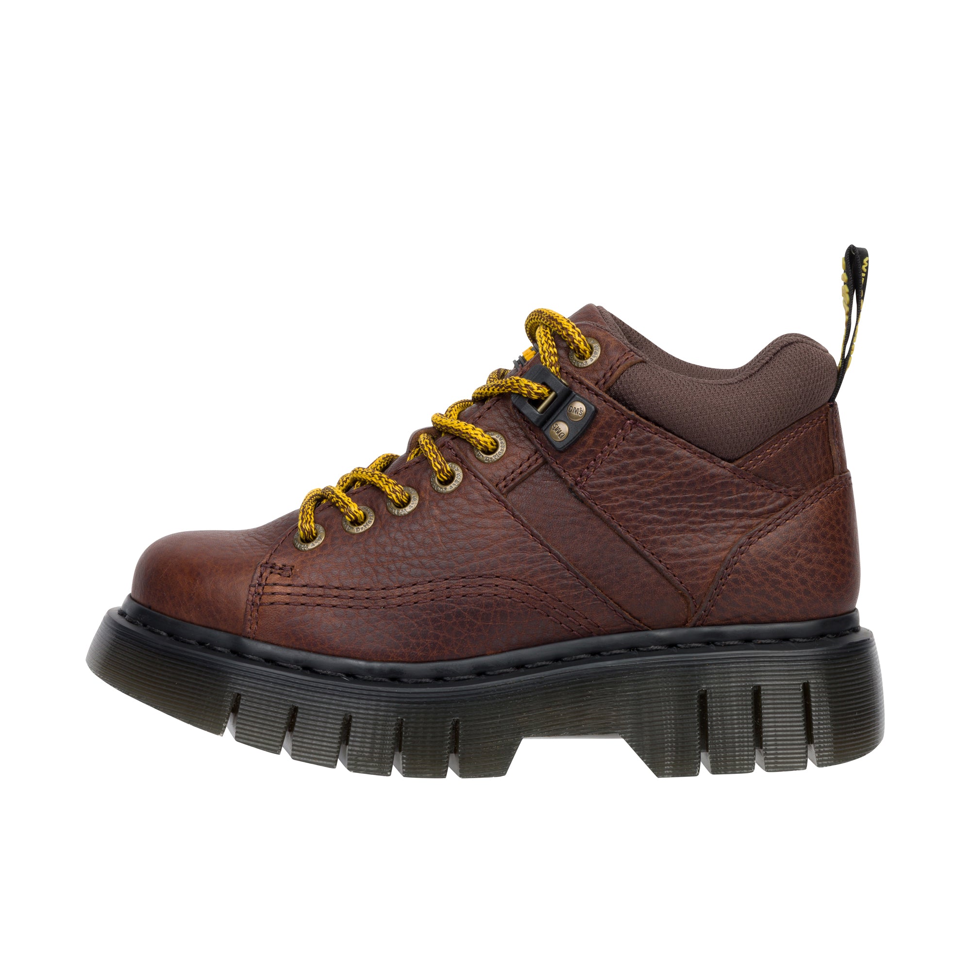 Dr martens dark brown grizzly hotsell