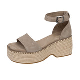 TOMS Womens Laila Platform Sandal Dune Thumbnail 6