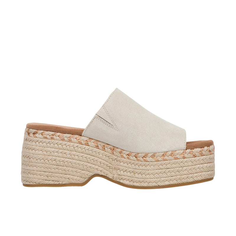 TOMS Womens Laila Platform Mule Fog