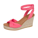 TOMS Womens Marisela Wedge Sandal Shell Pink Thumbnail 6