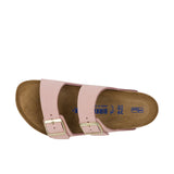 Birkenstock Womens Arizona Soft Footbed Nubuck Soft Pink Thumbnail 4