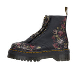 Dr Martens Womens Sinclair Classic Tumbled Nappa Decayed Roses Thumbnail 2