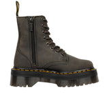 Dr Martens Jadon Burnished Waxy Pull Up Charcoal Grey Thumbnail 3