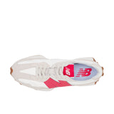 New Balance Womens 327 Moonbeam/True Red Thumbnail 4