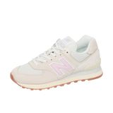 New Balance Womens WL574V2 Linen/Mid Century Pink/Sea Salt Thumbnail 6