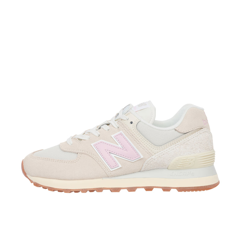 New Balance Womens WL574V2 Linen Mid Century Pink Sea Salt