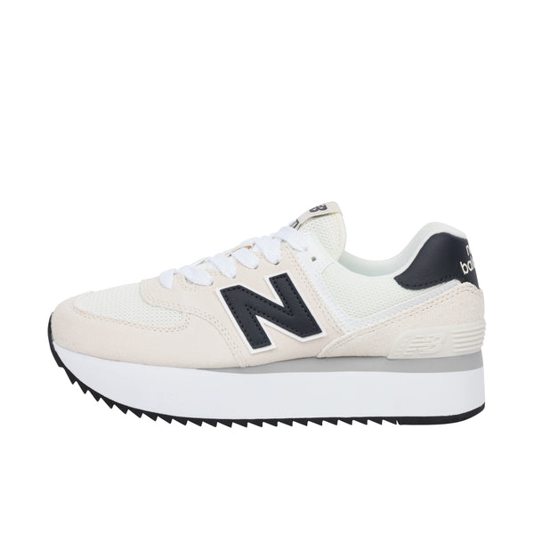 New Balance Womens 574+ Linen/Sea Salt/Phantom