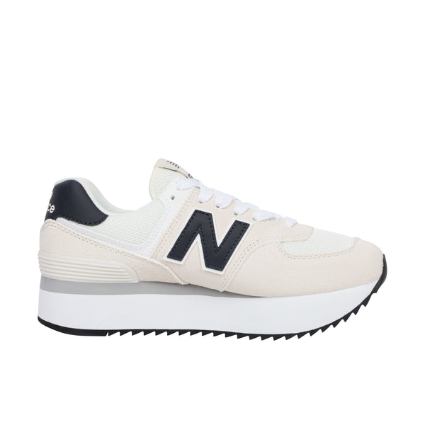 New Balance Womens 574+ Linen/Sea Salt/Phantom