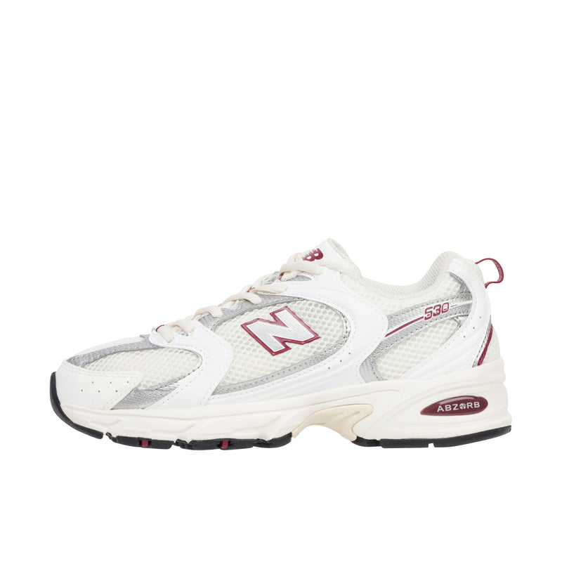 New Balance 530 Sea Salt/White/Mercury Red/Silver Metalic