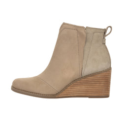 TOMS Womens Clare Boot Dune Nubuck Leather/Suede