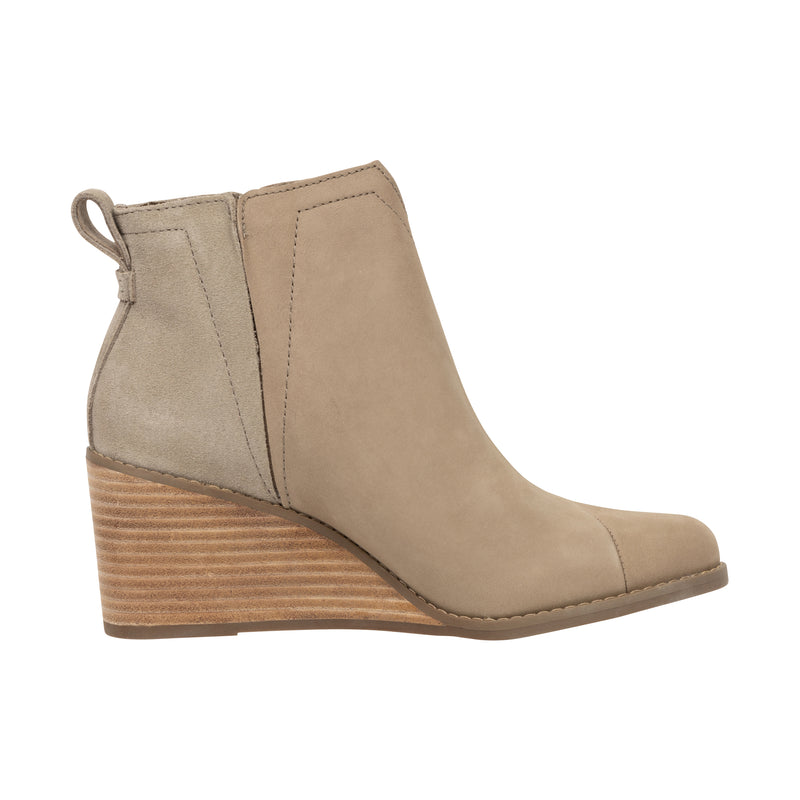 TOMS Womens Clare Boot Dune Nubuck Leather/Suede