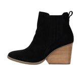 TOMS Womens Noa Wedge Boot Black Suede Thumbnail 2