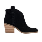 TOMS Womens Constance Bootie Black Suede/Braid Thumbnail 3