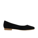 TOMS Womens Briella Ballet Flat Black Suede Thumbnail 3