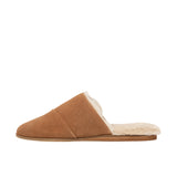 TOMS Womens Jade Flat Brown Sugar Suede/Faux Fur Thumbnail 2