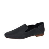 TOMS Womens Lara Flat Black Leather Thumbnail 6