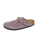 Birkenstock Womens Boston Soft Footbed Suede Faded Purple Thumbnail 6