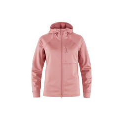 Fjallraven Womens Abisko Grid Fleece Hoodie Dusty Rose