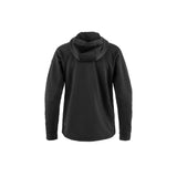 Fjallraven Womens Abisko Grid Fleece Hoodie Black Thumbnail 3