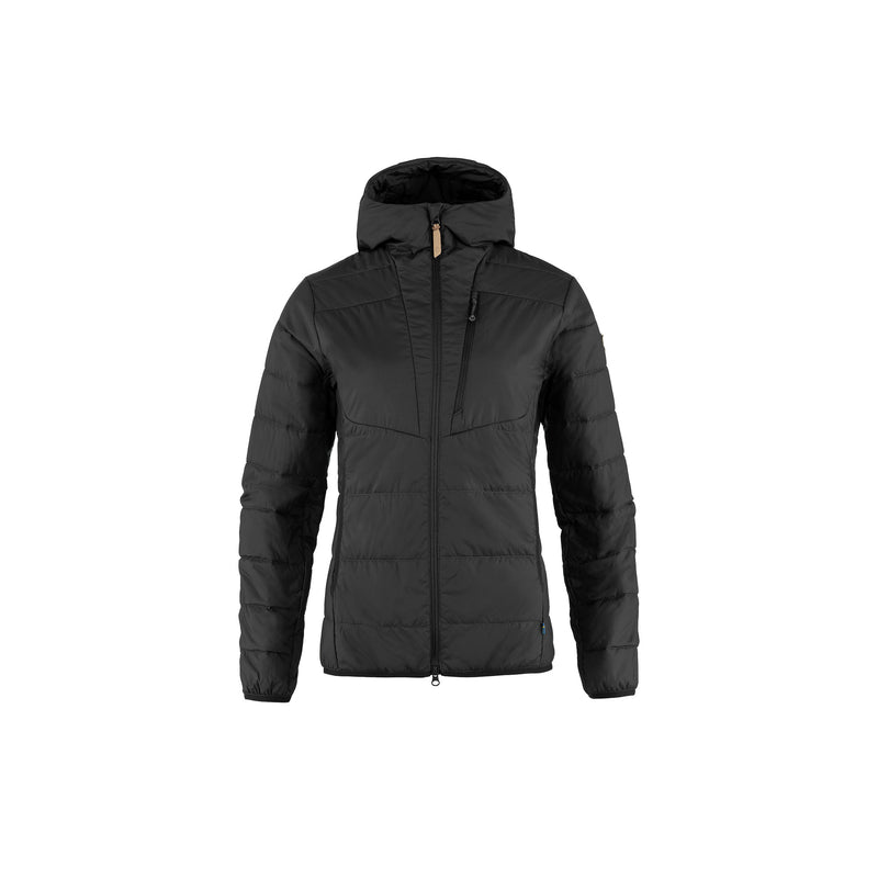 Fjallraven Womens Keb Padded Hoodie Black