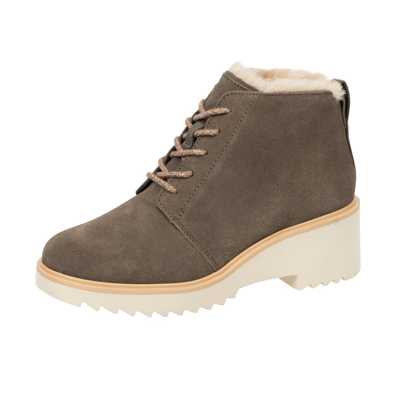 TOMS Womens Maude Lace Up Bootie Canteen