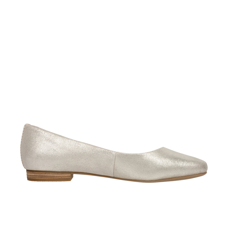 TOMS Womens Briella Ballet Flat Champagne