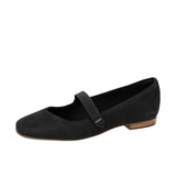 TOMS Womens Bianca Mary Jane Flat Black Thumbnail 6