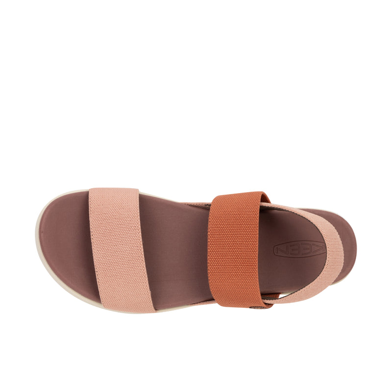 Keen Womens Elle Backstrap Sandal Cork/Baked Clay